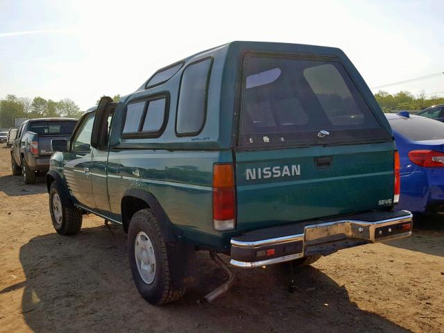 1N6HD16Y2SC433683 - 1995 NISSAN TRUCK KING TEAL photo 3