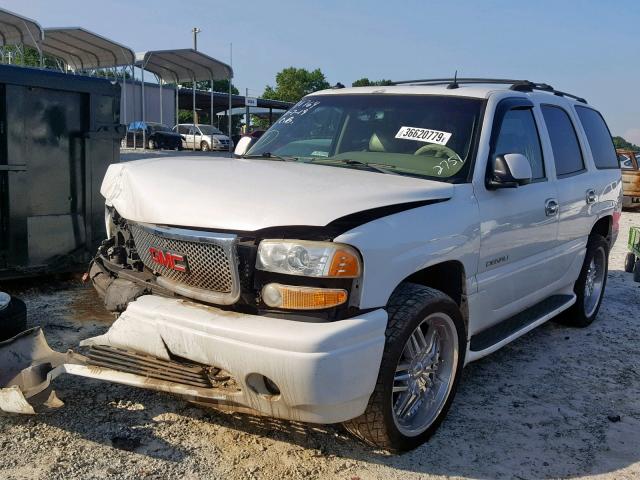 1GKEK63U23J162751 - 2003 GMC YUKON DENA WHITE photo 2