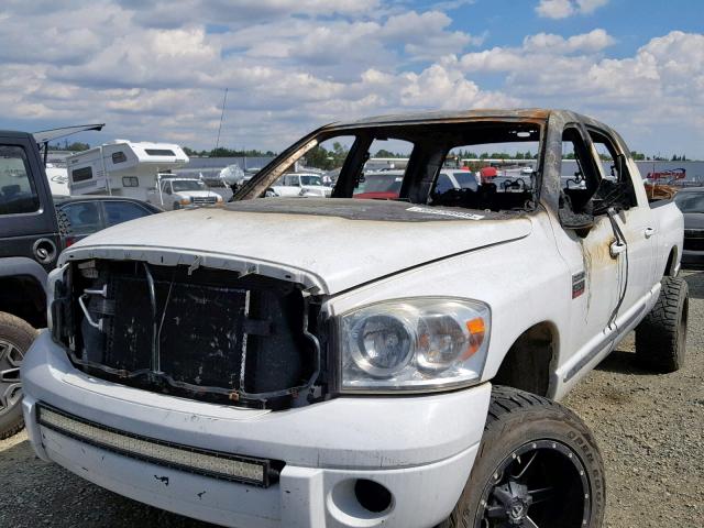 3D3KS29A98G117357 - 2008 DODGE RAM 2500 WHITE photo 2