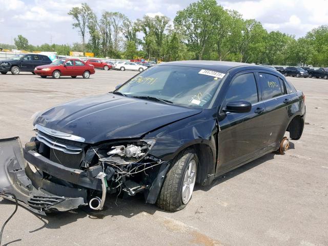 1C3CCBBB4DN546991 - 2013 CHRYSLER 200 TOURIN BLACK photo 2