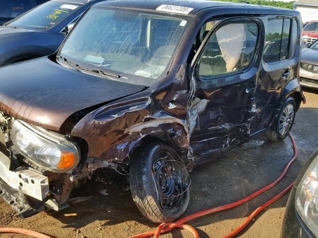 JN8AZ2KR4AT153499 - 2010 NISSAN CUBE BASE BROWN photo 9