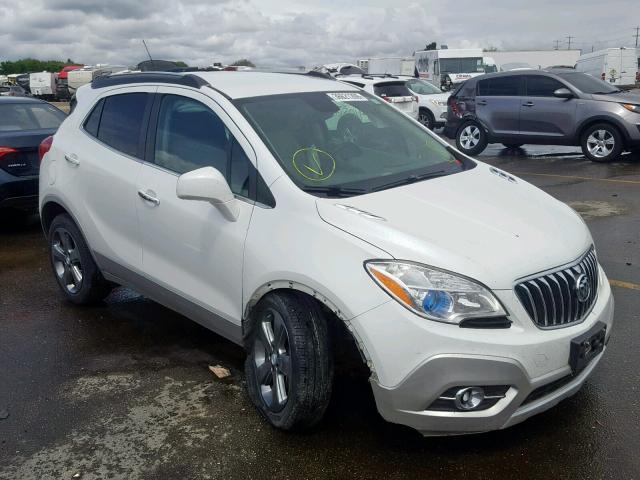 KL4CJGSB8DB112177 - 2013 BUICK ENCORE WHITE photo 1