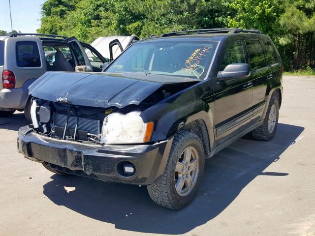 1J4GR48K06C222864 - 2006 JEEP GRAND CHER BLACK photo 2