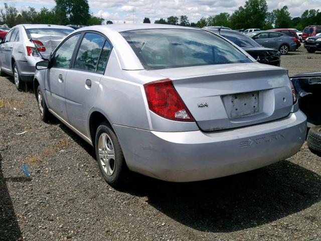 1G8AG52F44Z112214 - 2004 SATURN ION LEVEL SILVER photo 3