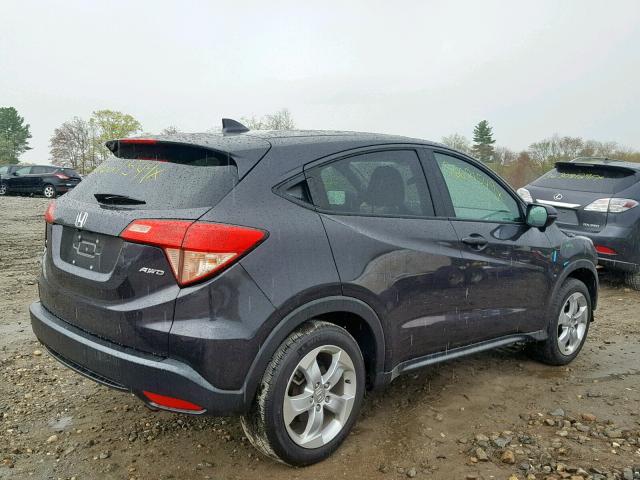 3CZRU6H52GM746918 - 2016 HONDA HR-V EX GRAY photo 4