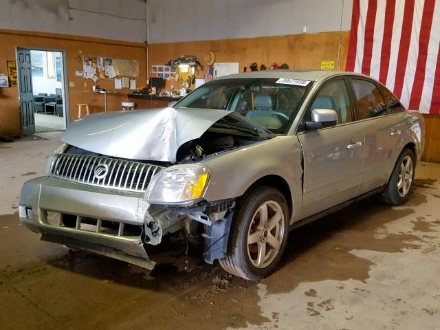 1MEFM43156G608010 - 2006 MERCURY MONTEGO PR SILVER photo 2