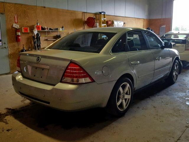 1MEFM43156G608010 - 2006 MERCURY MONTEGO PR SILVER photo 4