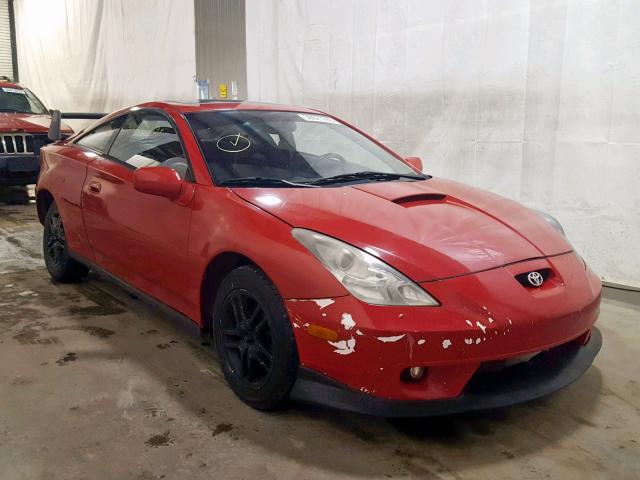 JTDDR32T920134217 - 2002 TOYOTA CELICA GT RED photo 1