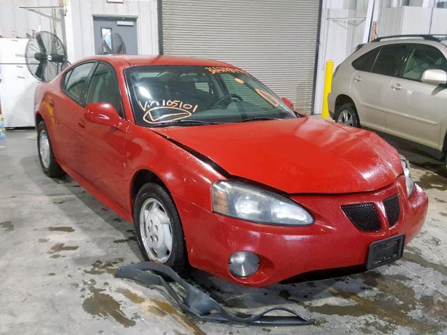 2G2WP552181105101 - 2008 PONTIAC GRAND PRIX RED photo 1
