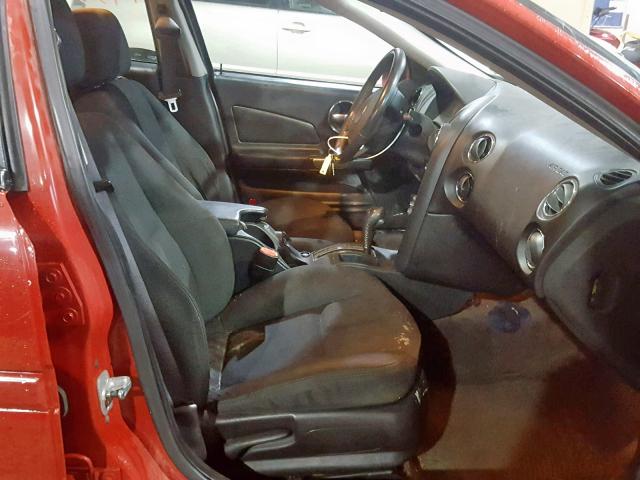 2G2WP552181105101 - 2008 PONTIAC GRAND PRIX RED photo 5