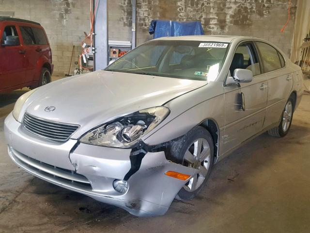 JTHBA30G155123061 - 2005 LEXUS ES 330 SILVER photo 2