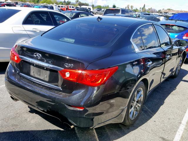 JN1EV7AP2HM739082 - 2017 INFINITI Q50 PREMIU BLACK photo 4