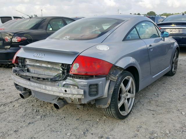 TRUWT28N521027792 - 2002 AUDI TT QUATTRO GREEN photo 4