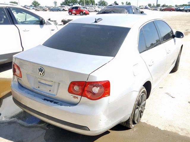 3VWST71K56M807450 - 2006 VOLKSWAGEN JETTA TDI SILVER photo 4