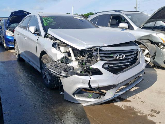 5NPE34AF8FH124620 - 2015 HYUNDAI SONATA SPO SILVER photo 1