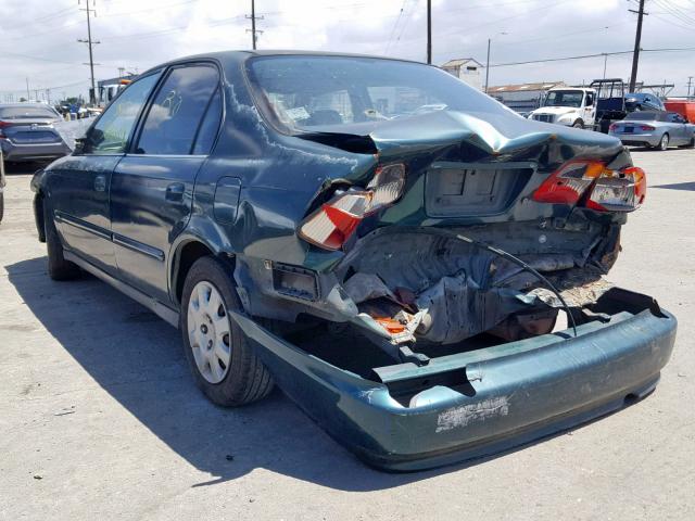 2HGEJ6613XH558003 - 1999 HONDA CIVIC BASE GREEN photo 3