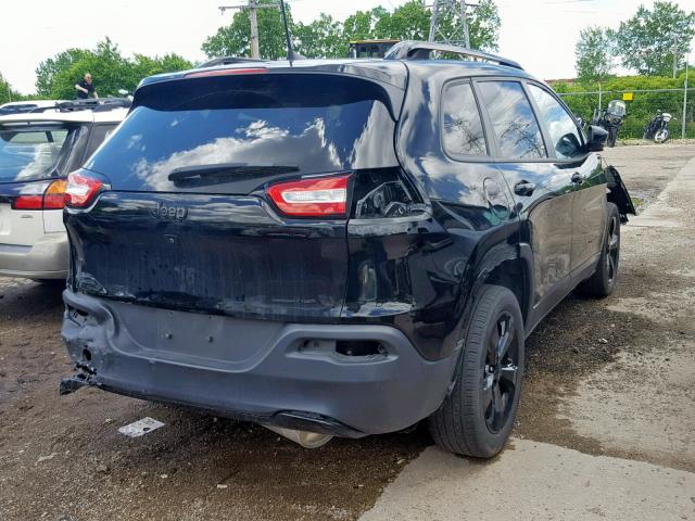 1C4PJLDB0HW607601 - 2017 JEEP CHEROKEE L BLACK photo 4