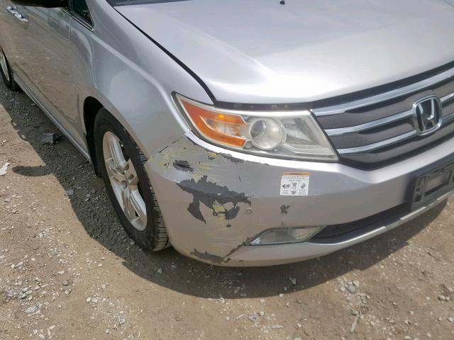 5FNRL5H95BB094847 - 2011 HONDA ODYSSEY TO SILVER photo 10