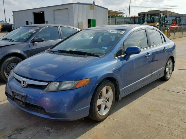 1HGFA168X7L094599 - 2007 HONDA CIVIC EX BLUE photo 2