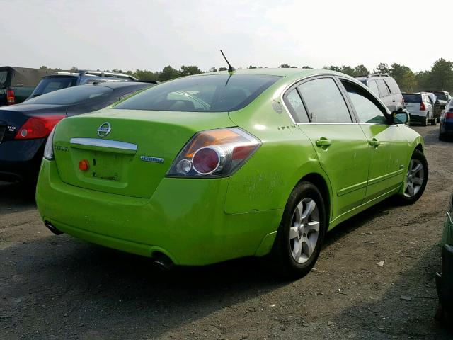 1N4CL21E89C142432 - 2009 NISSAN ALTIMA HYB GREEN photo 4