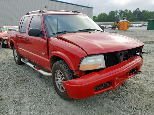 1GTDT13X53K180513 - 2003 GMC SONOMA RED photo 1