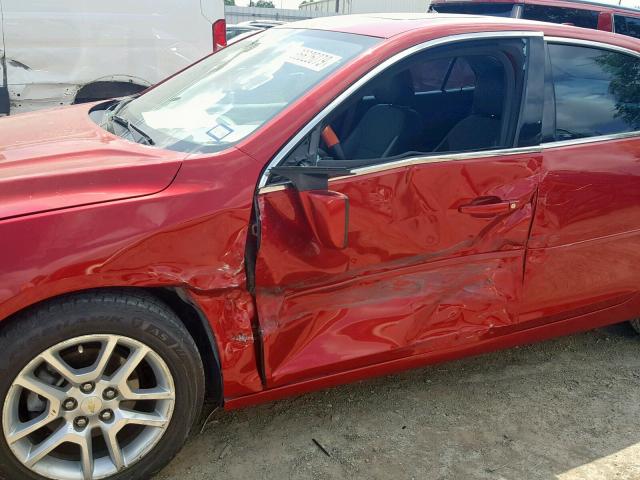 1G11C5SL7EF152984 - 2014 CHEVROLET MALIBU 1LT RED photo 9