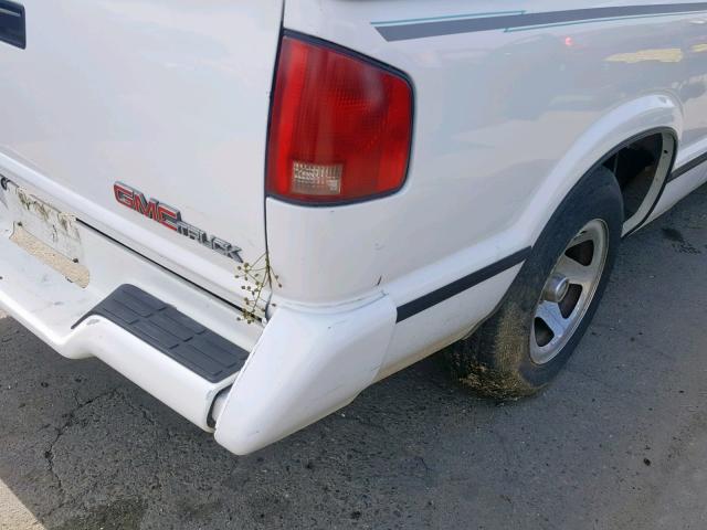 1GTCS1440S8500349 - 1995 GMC SONOMA WHITE photo 9