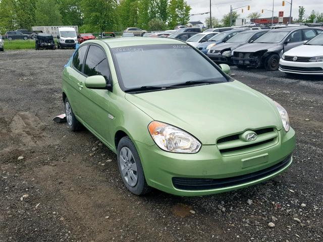 KMHCN3BC4AU170391 - 2010 HYUNDAI ACCENT SE GREEN photo 1