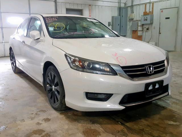 1HGCR2F78EA103849 - 2014 HONDA ACCORD EX WHITE photo 1