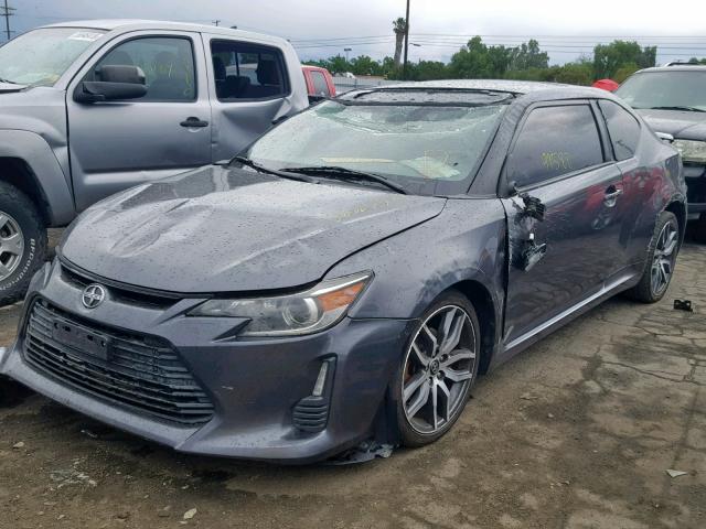 JTKJF5C70E3068693 - 2014 TOYOTA SCION TC CHARCOAL photo 2