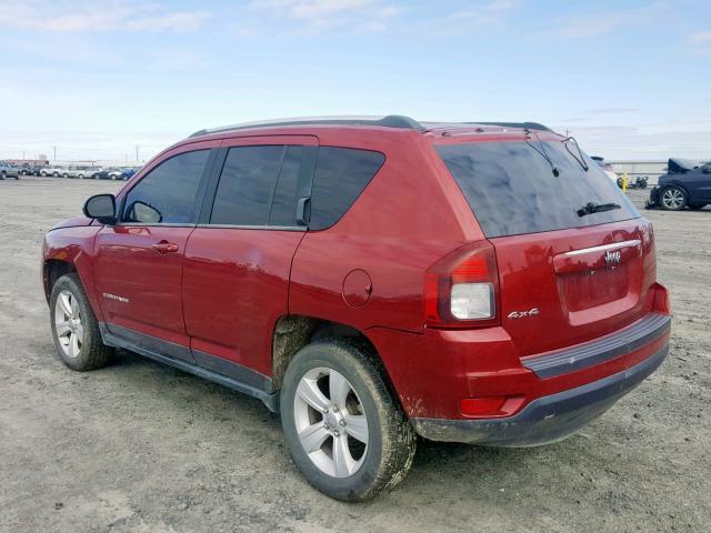 1C4NJDBB4ED776642 - 2014 JEEP COMPASS SP 红色 照片 3