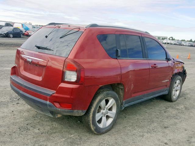 1C4NJDBB4ED776642 - 2014 JEEP COMPASS SP 红色 照片 4