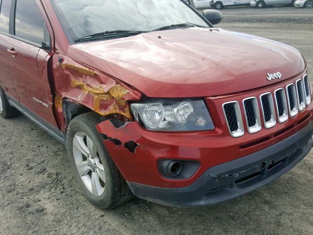 1C4NJDBB4ED776642 - 2014 JEEP COMPASS SP 红色 照片 9