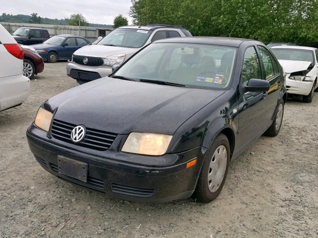 3VWSA29M4XM018805 - 1999 VOLKSWAGEN JETTA GLS BLACK photo 2