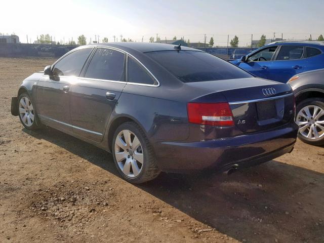 WAUDH74F97N107544 - 2007 AUDI A6 3.2 QUA GRAY photo 3