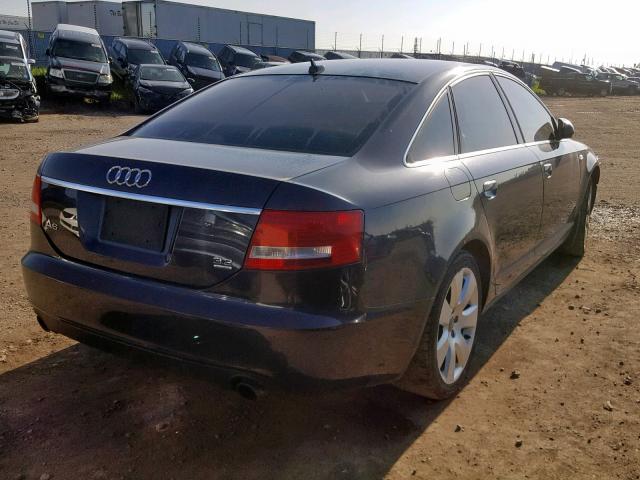 WAUDH74F97N107544 - 2007 AUDI A6 3.2 QUA GRAY photo 4