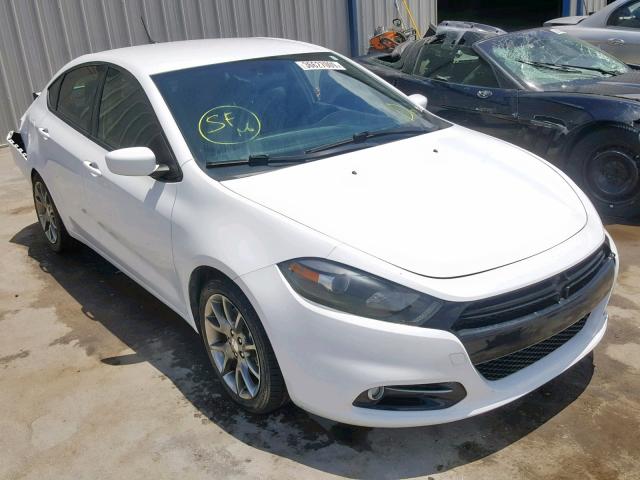 1C3CDFBB6ED677237 - 2014 DODGE DART SXT WHITE photo 1