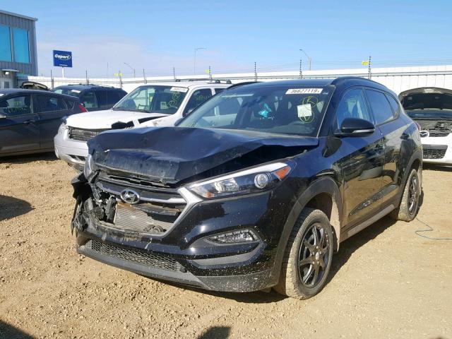 KM8J33A47JU794242 - 2018 HYUNDAI TUCSON SEL BLACK photo 2