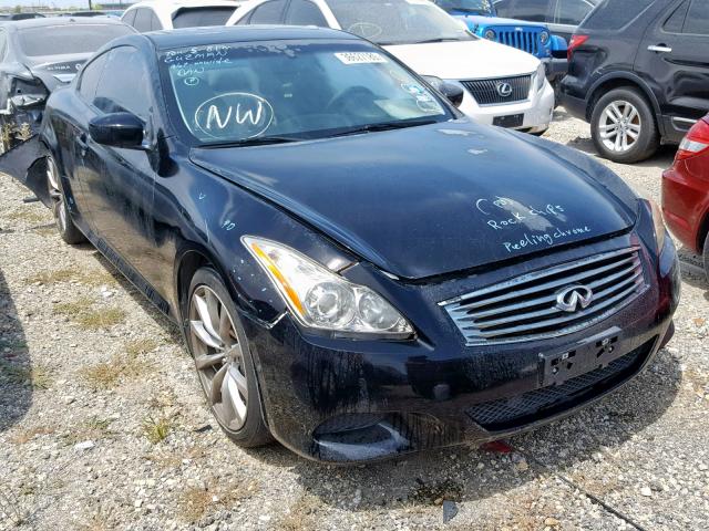 JNKCV64E18M117497 - 2008 INFINITI G37 BASE BLACK photo 1