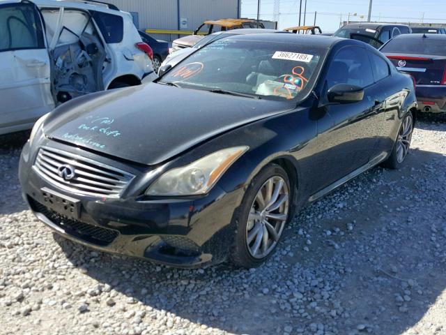 JNKCV64E18M117497 - 2008 INFINITI G37 BASE BLACK photo 2