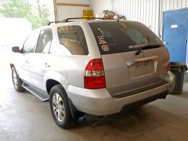 2HNYD18683H529065 - 2003 ACURA MDX TOURIN GRAY photo 3