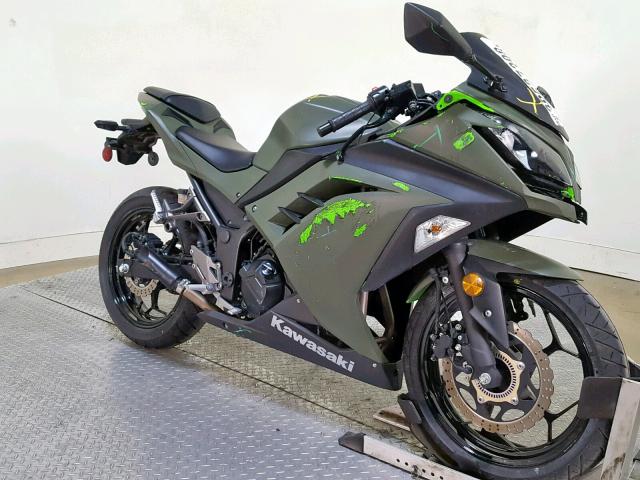 JKAEX8B15FDA21236 - 2015 KAWASAKI EX300 B GREEN photo 2