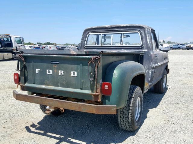 F11YRD69107 - 1968 FORD PICK UP BLACK photo 4