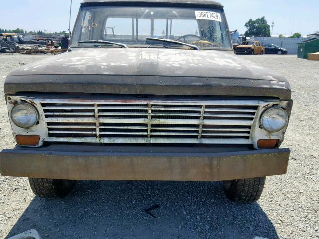 F11YRD69107 - 1968 FORD PICK UP BLACK photo 7