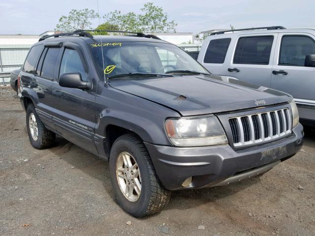 1J4GW48N34C120779 - 2004 JEEP GRAND CHER GRAY photo 1