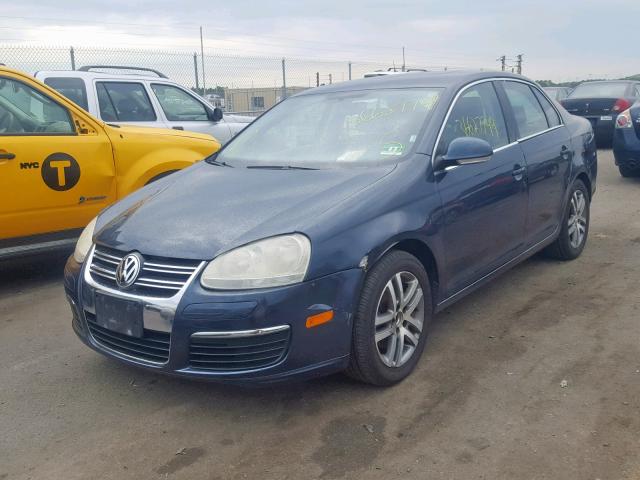 3VWSG71K46M656041 - 2006 VOLKSWAGEN JETTA 2.5 BLUE photo 2