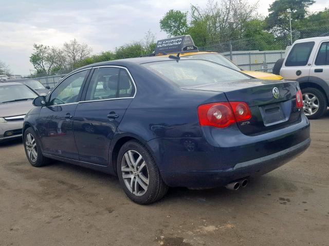 3VWSG71K46M656041 - 2006 VOLKSWAGEN JETTA 2.5 BLUE photo 3