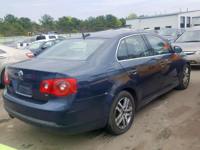 3VWSG71K46M656041 - 2006 VOLKSWAGEN JETTA 2.5 BLUE photo 4