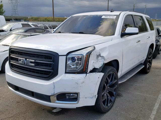 1GKS1AKCXGR319001 - 2016 GMC YUKON SLE WHITE photo 2