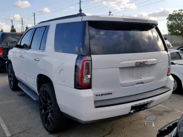 1GKS1AKCXGR319001 - 2016 GMC YUKON SLE WHITE photo 3